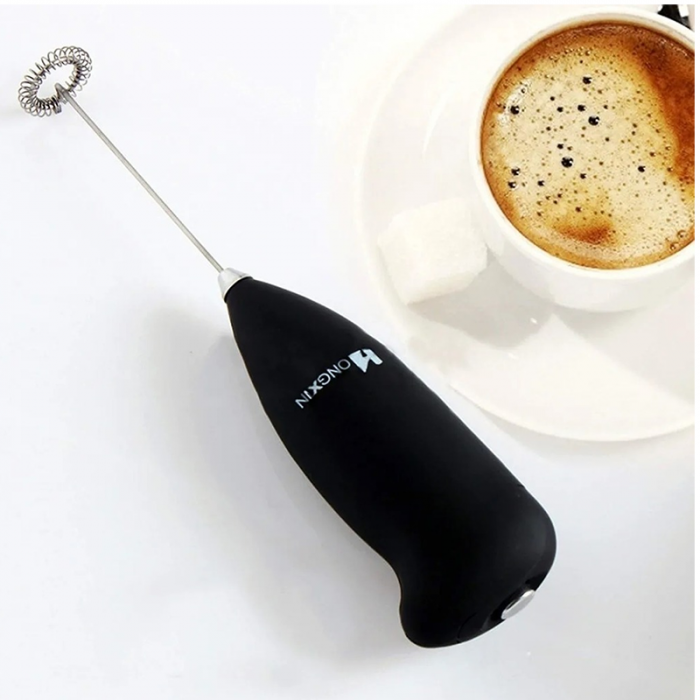 Batidor Electrico De Cafe Leche Espuma Tragos Cremas A Pilas