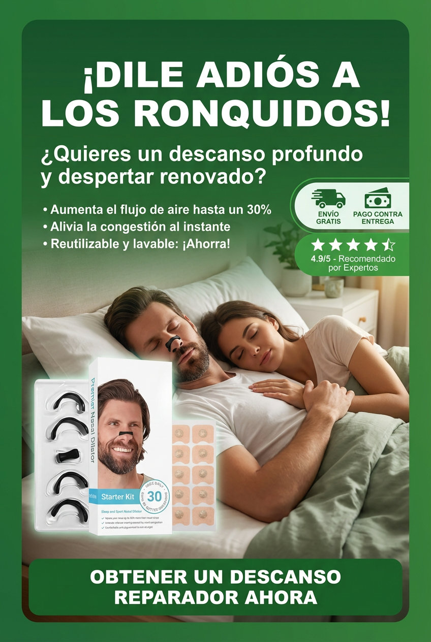 Dilatador Nasal OxygenPro - Adiós Ronquidos y poca respiración