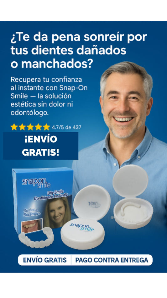 Juego de Carillas Snapon Smile - Confianza asegurada. (Copia)