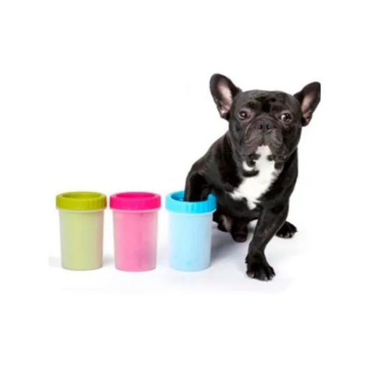 Limpia Pata Para Mascotas Copa Limpiador Lava Perros Gatos Mediano