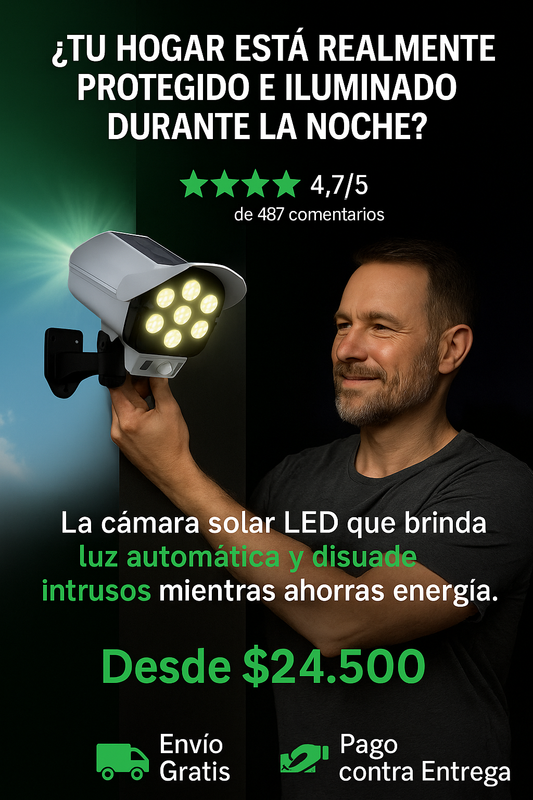 LuzGuard Solar™ – refleja protección + energía solar.